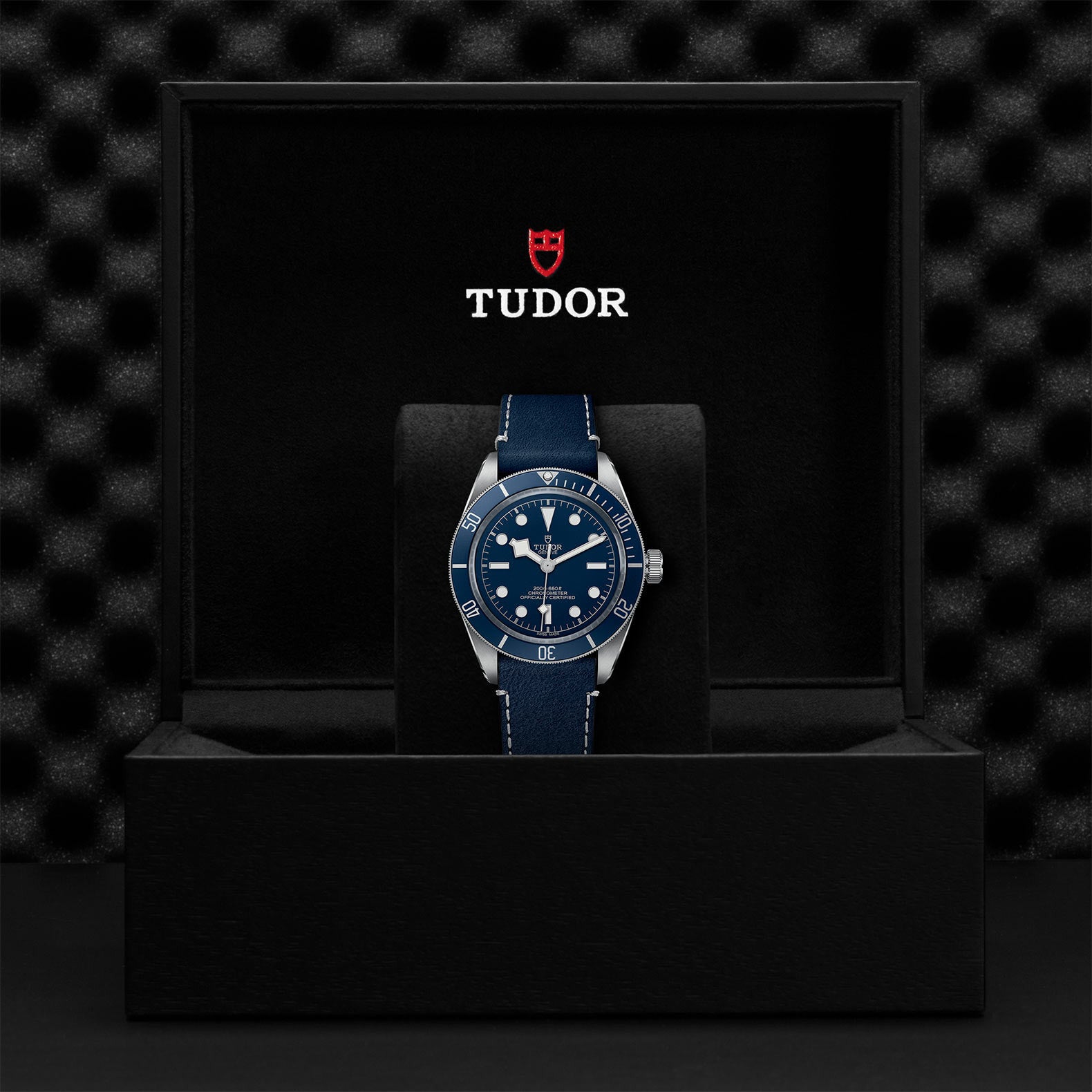 TUDOR Black Bay 58 with 39mm Steel Case and Blue “soft Touch” Strap