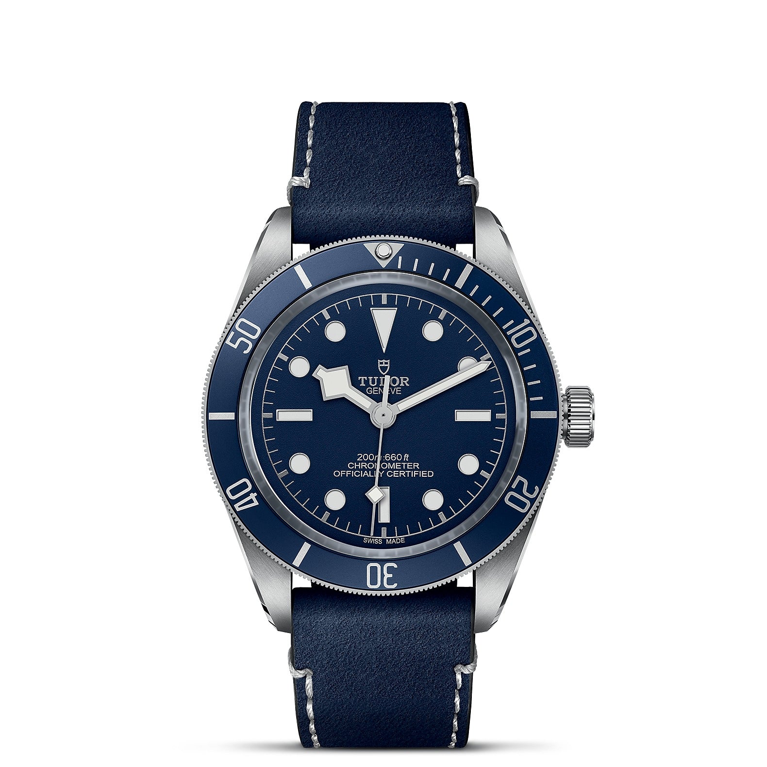 TUDOR Black Bay 58 with 39mm Steel Case and Blue “soft Touch” Strap