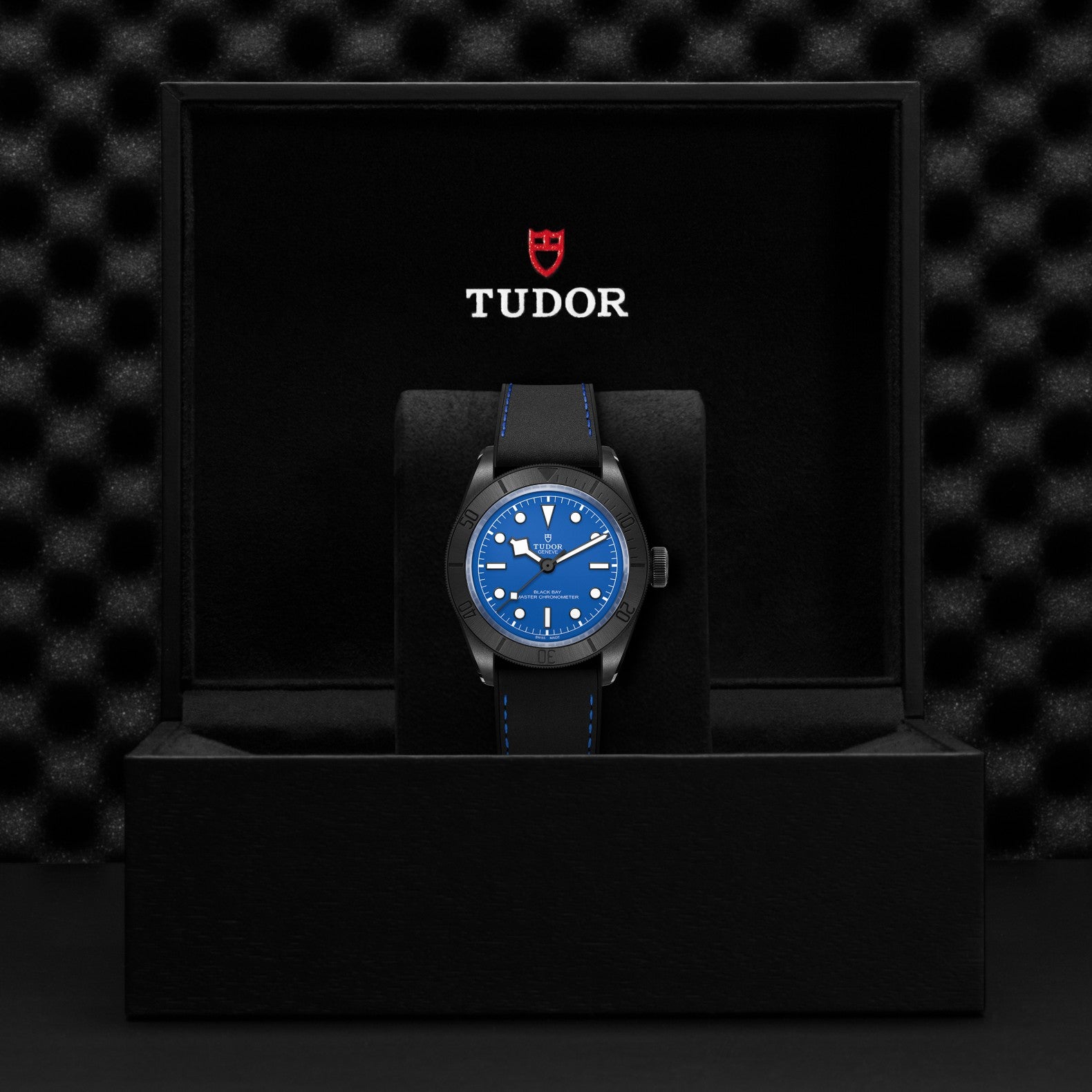 TUDOR Black Bay Ceramic with 41mm Ceramic Case and Hybrid Leather And Rubber Strap