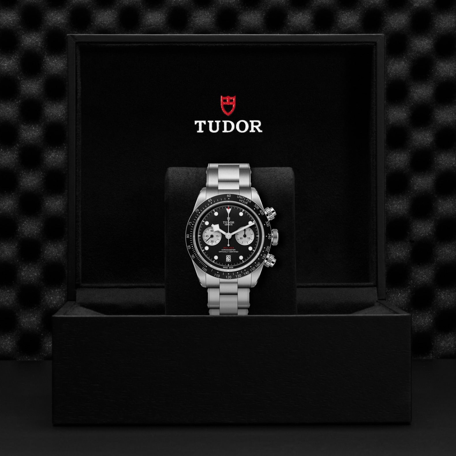 TUDOR Black Bay Chrono Black Dial with 3 Link Bracelet