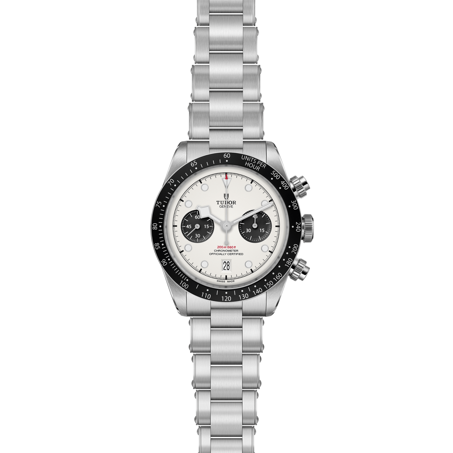 TUDOR Black Bay Chrono Opaline Dial with 3 Link Bracelet