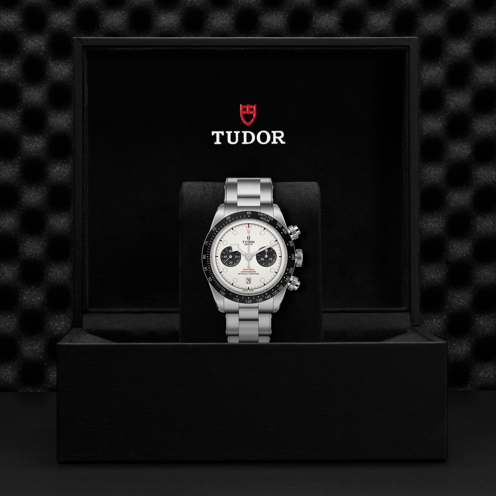 TUDOR Black Bay Chrono Opaline Dial with 3 Link Bracelet