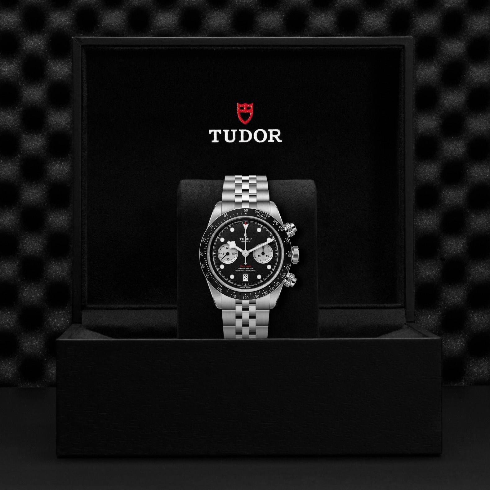 TUDOR Black Bay Chrono Black Dial with 5 Link Bracelet