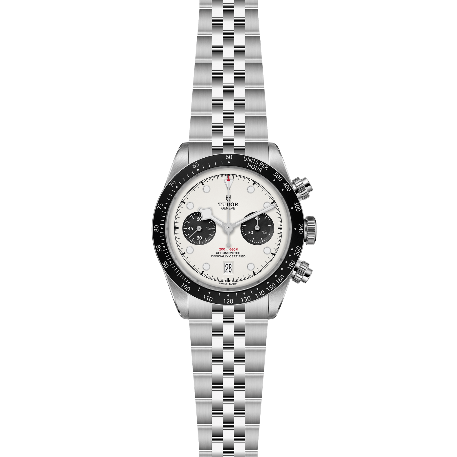 TUDOR Black Bay Chrono Opaline Dial with 5 Link Bracelet