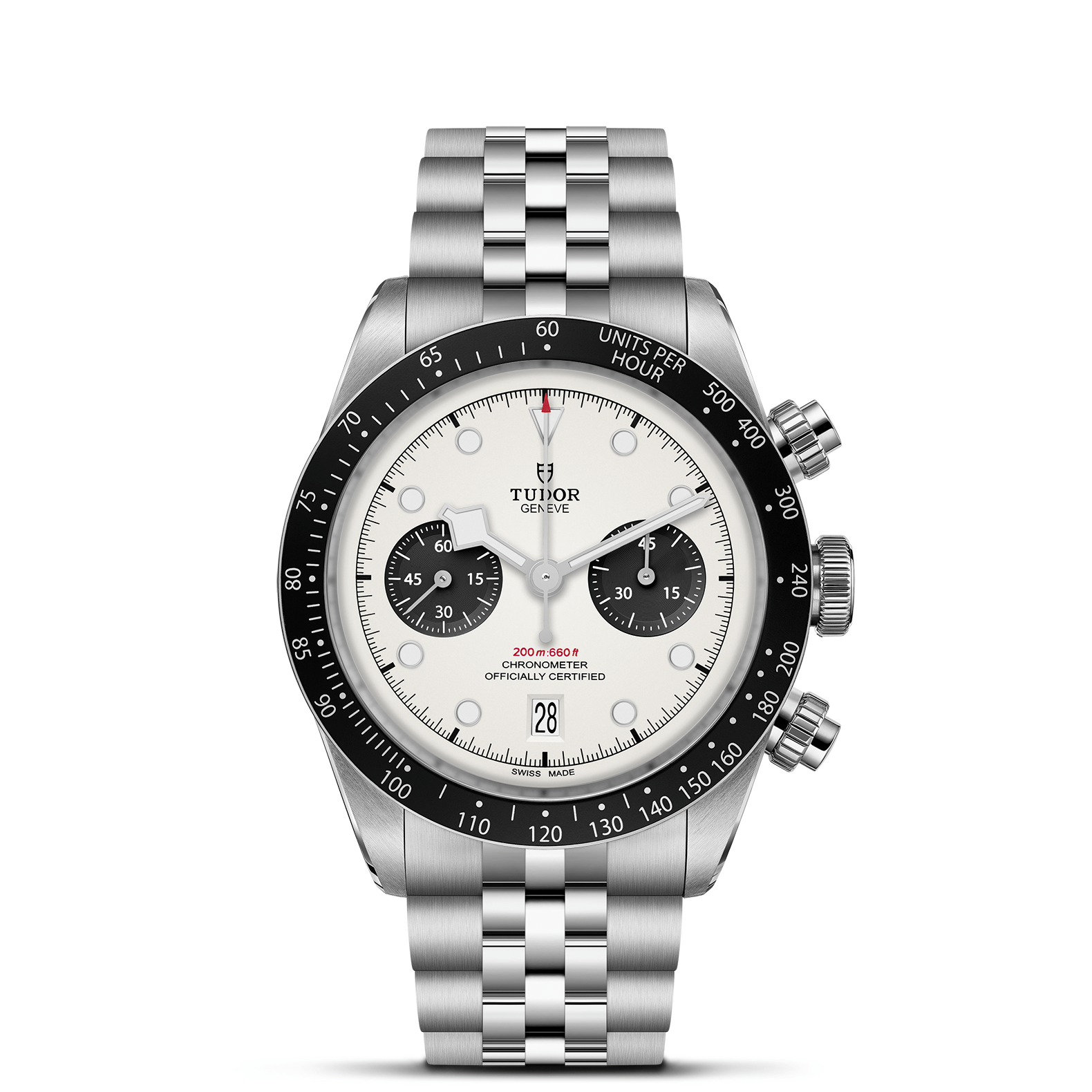TUDOR Black Bay Chrono Opaline Dial with 5 Link Bracelet