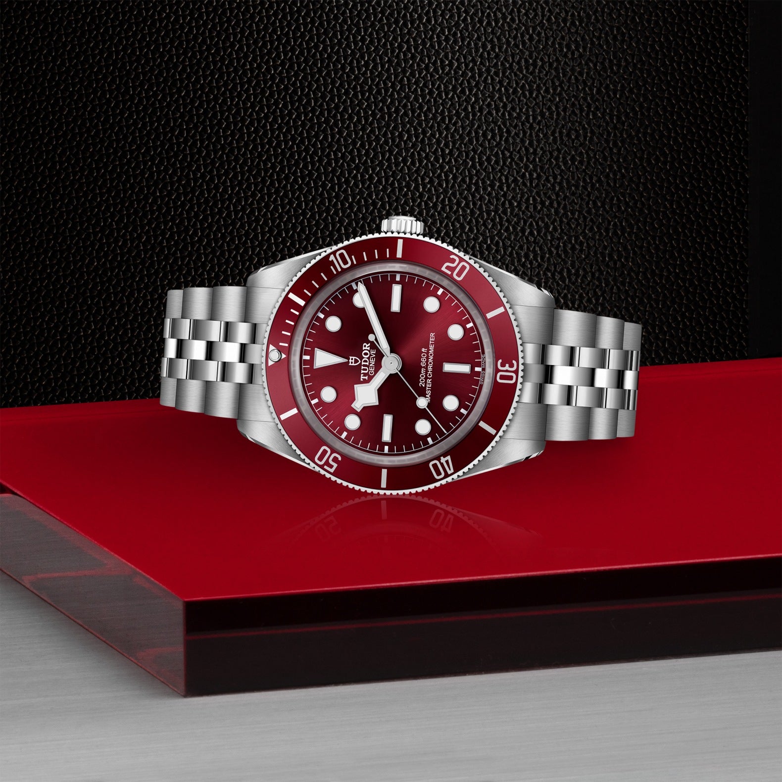 TUDOR Black Bay 58 with Burgundy Dial and 5 Link Bracelet