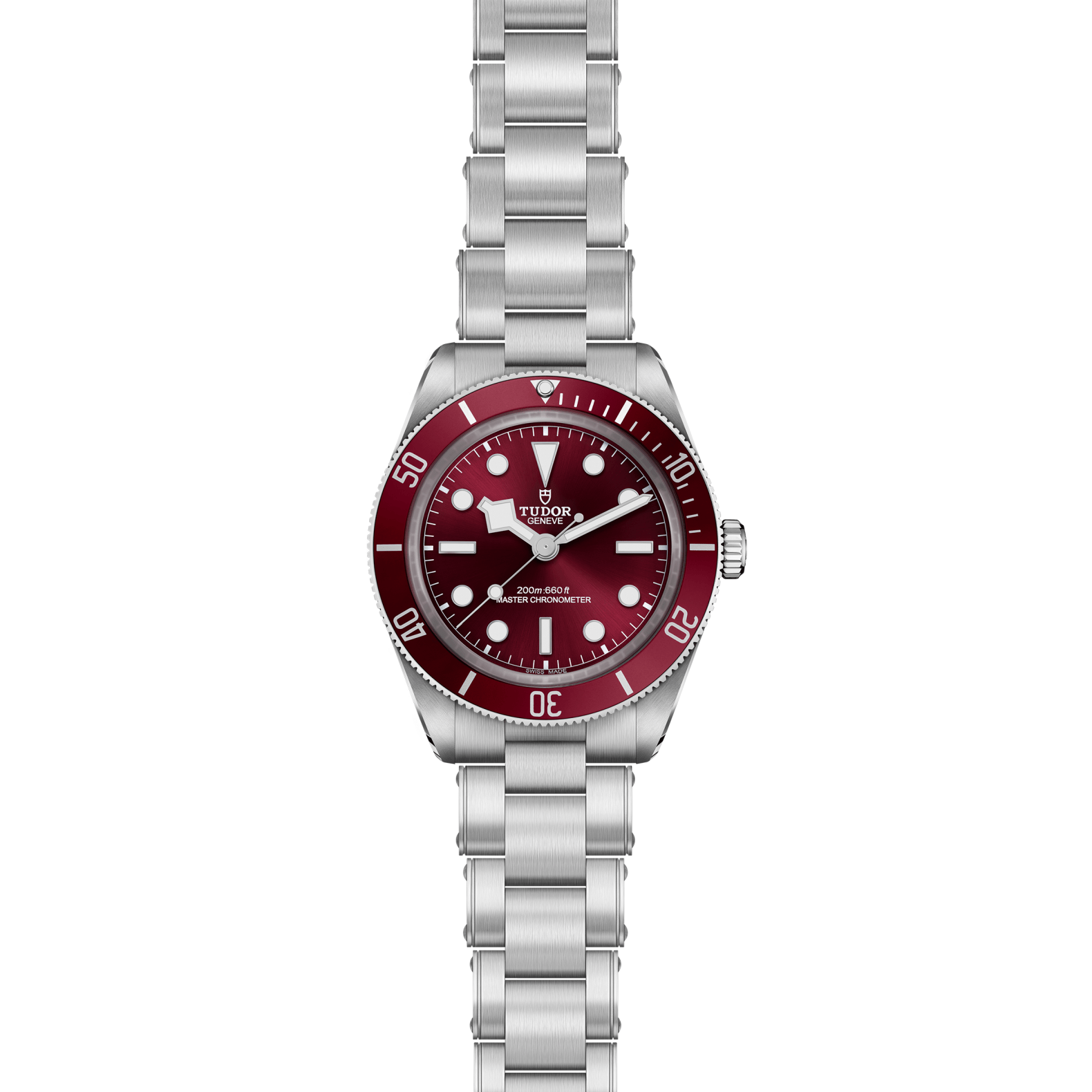 TUDOR Black Bay 58 with Burgundy Dial and 3 Link Bracelet