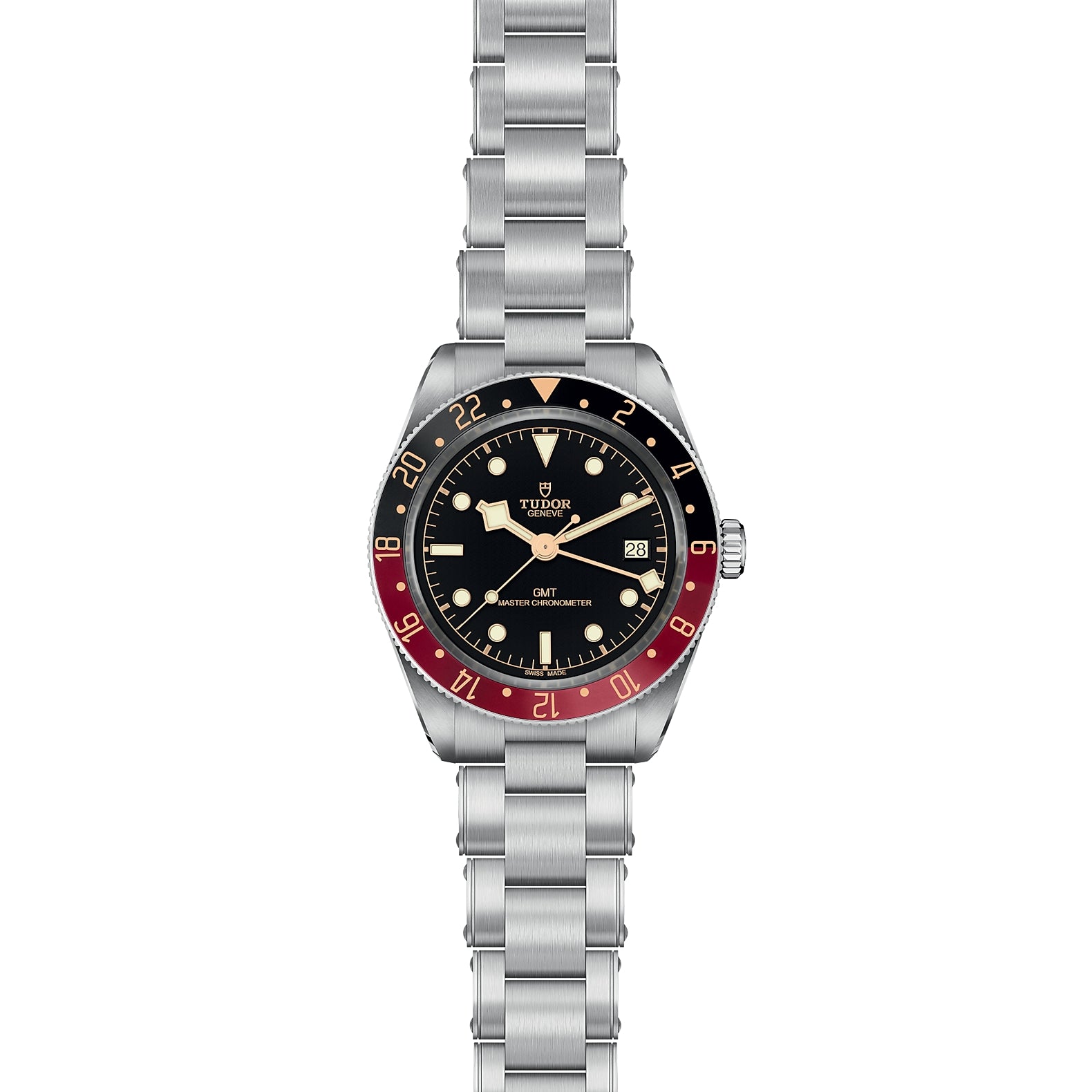 TUDOR Black Bay 58 GMT with 39mm Steel Case Black and Burgundy Bezel