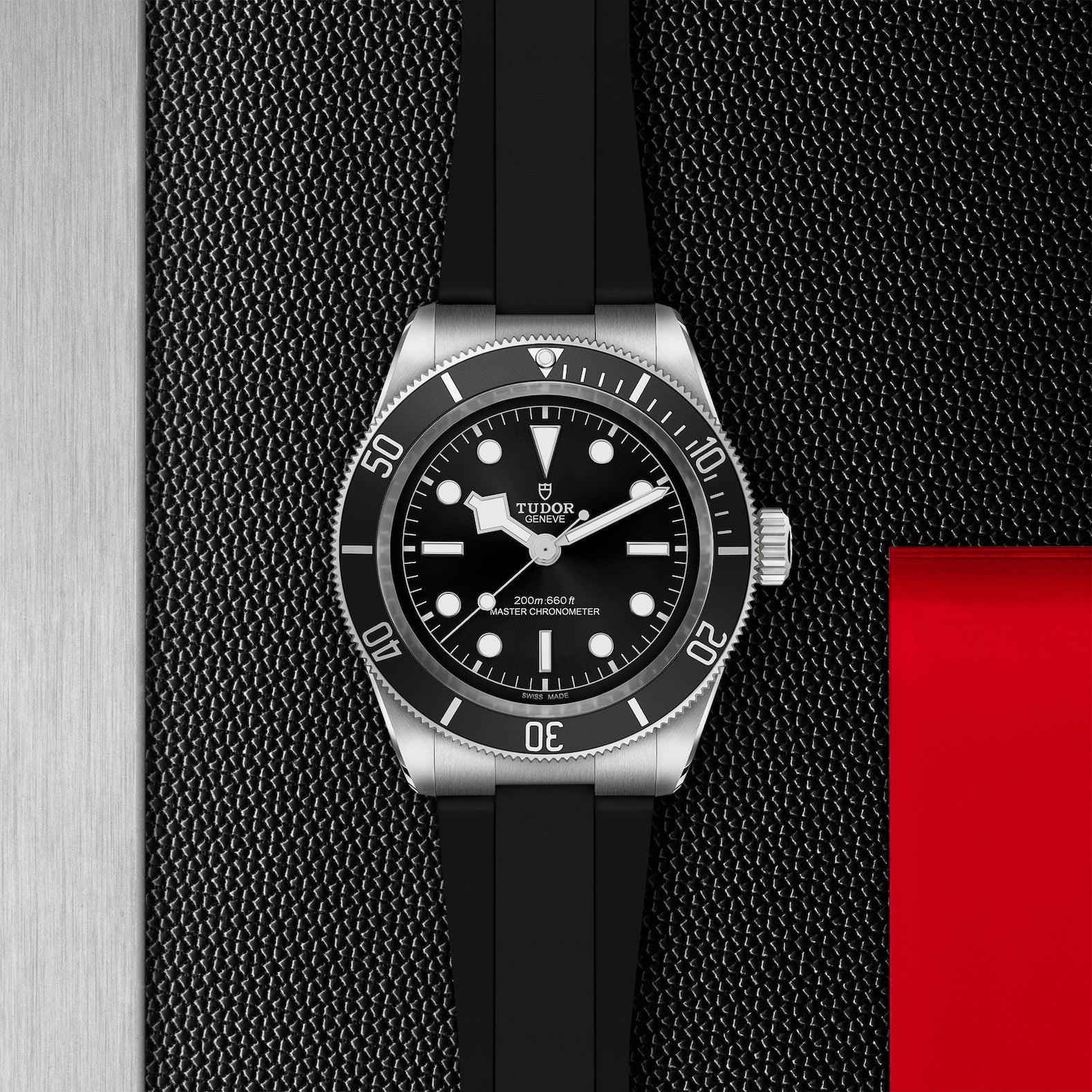 TUDOR Black Bay Monochromatic 41mm Steel Case and Rubber Strap