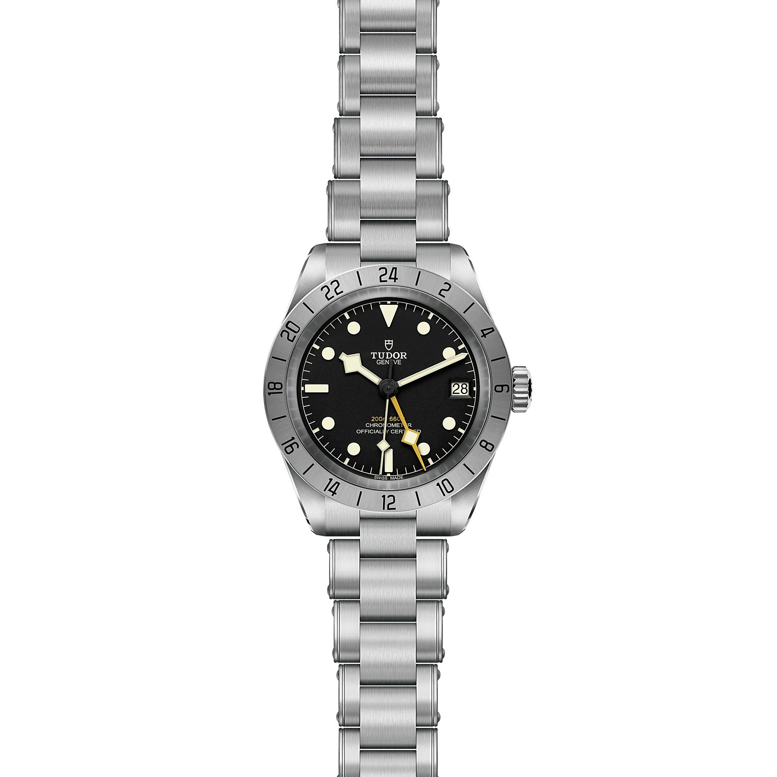 TUDOR Black Bay Pro with 39mm Steel Case and Riveted Steel Bracelet