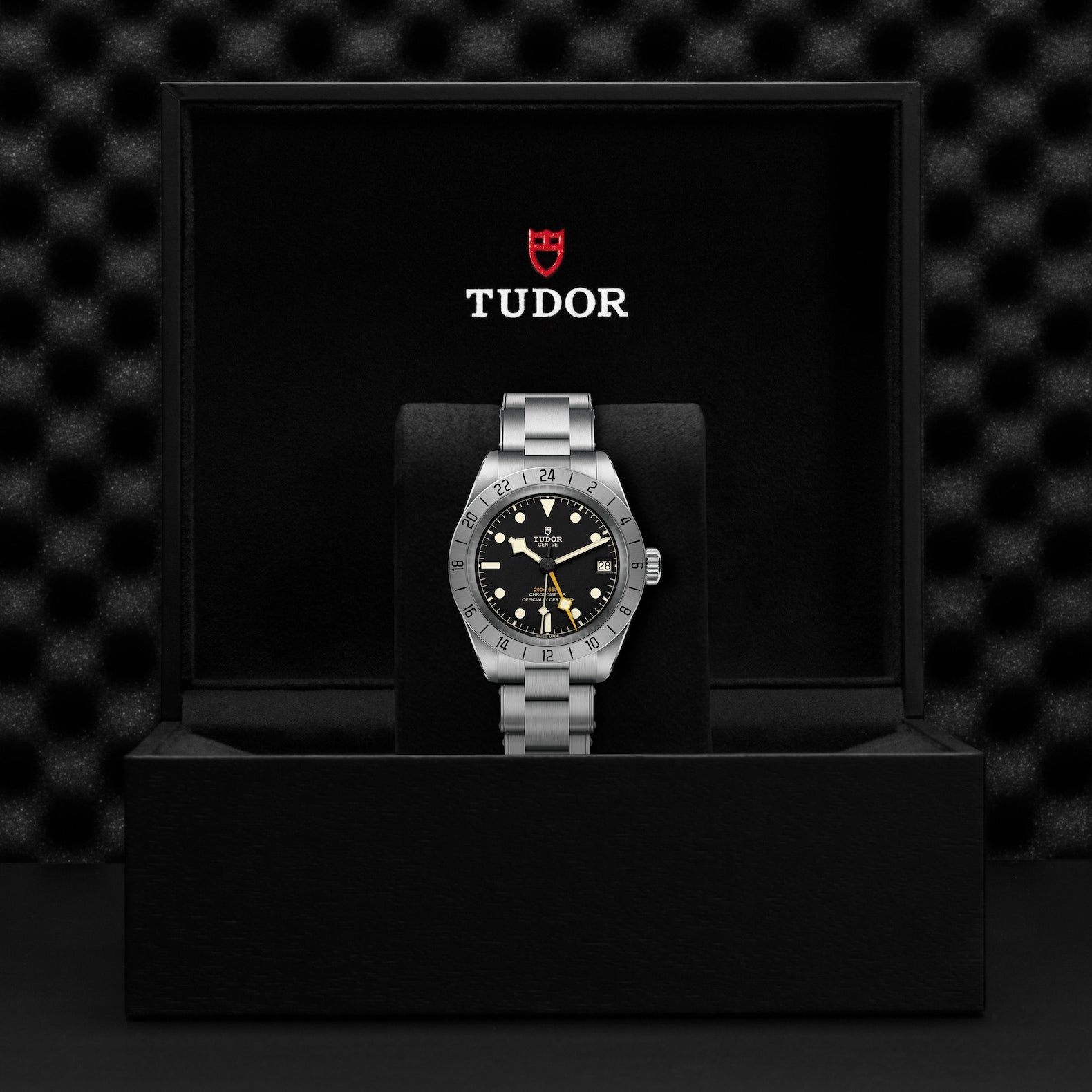 TUDOR Black Bay Pro with 39mm Steel Case and Riveted Steel Bracelet