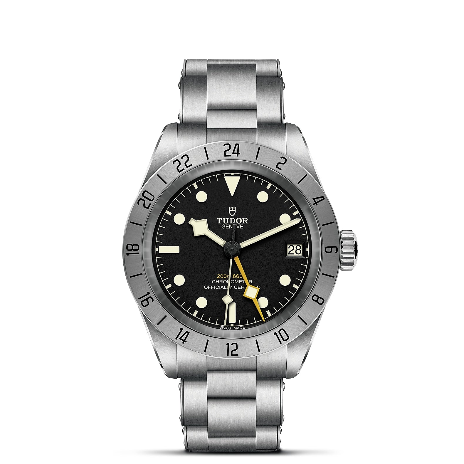 TUDOR Black Bay Pro with 39mm Steel Case and Riveted Steel Bracelet