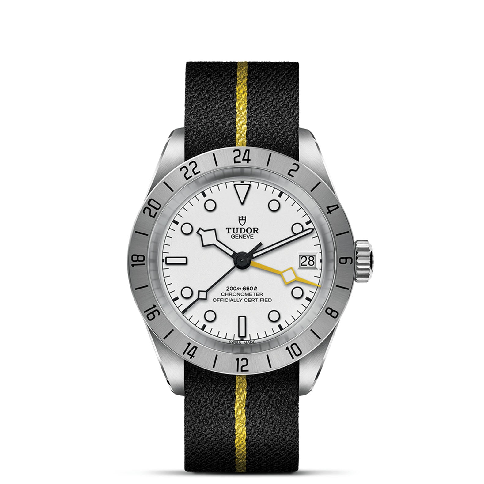 TUDOR Black Bay Pro with 39mm Opaline Dial with Black Fabric Strap