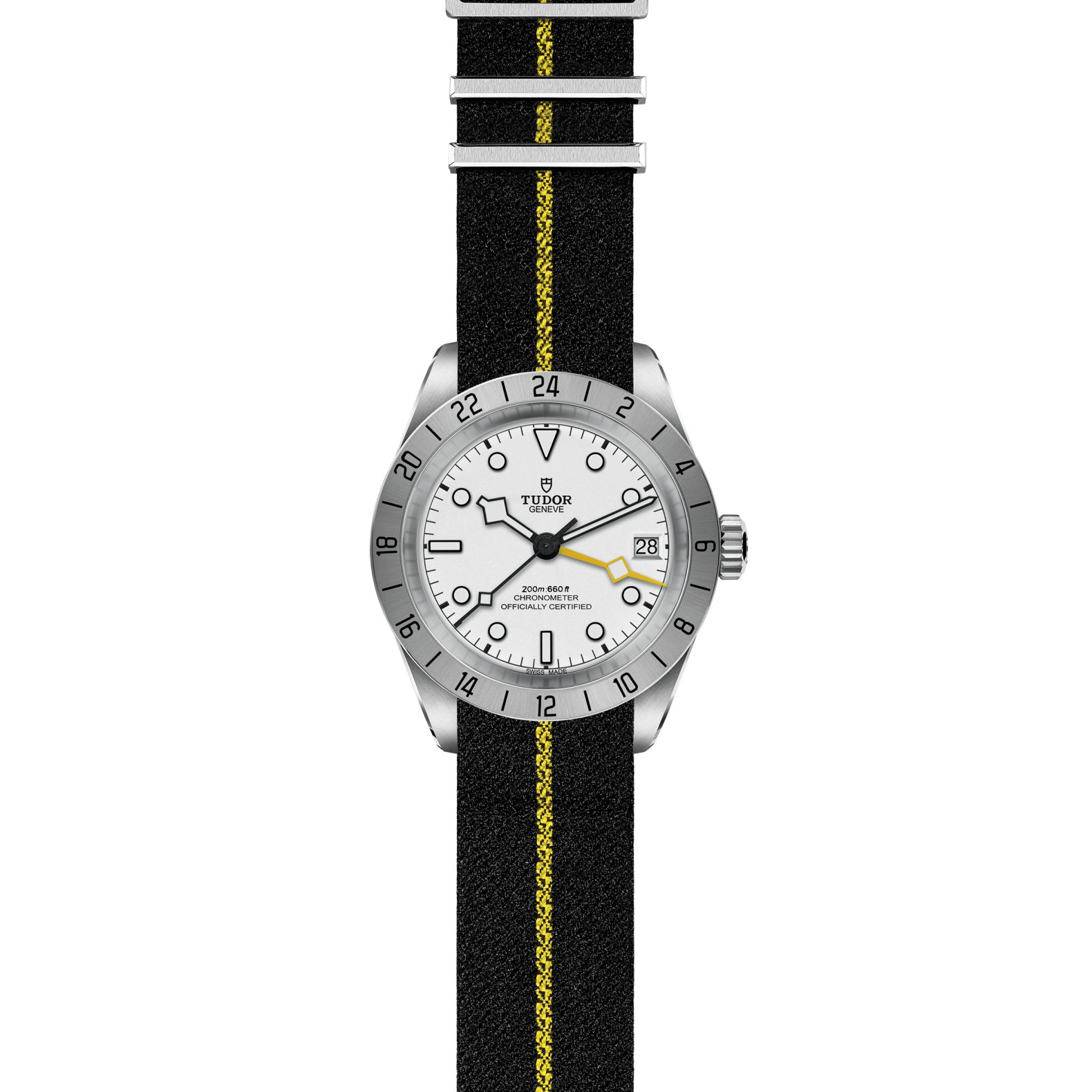 TUDOR Black Bay Pro with 39mm Opaline Dial with Black Fabric Strap