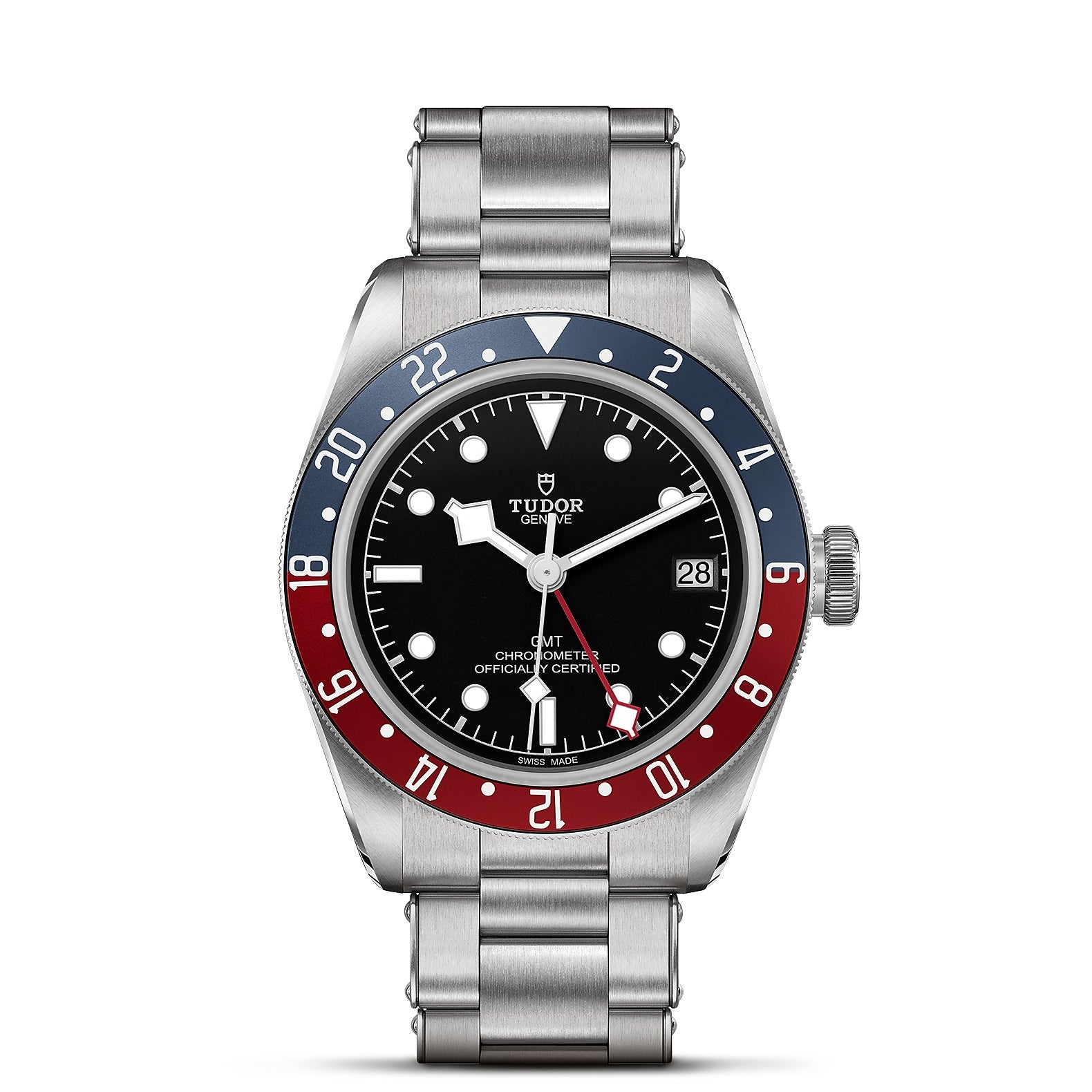 TUDOR Black Bay GMT with 41mm Steel Case and Steel Bracelet