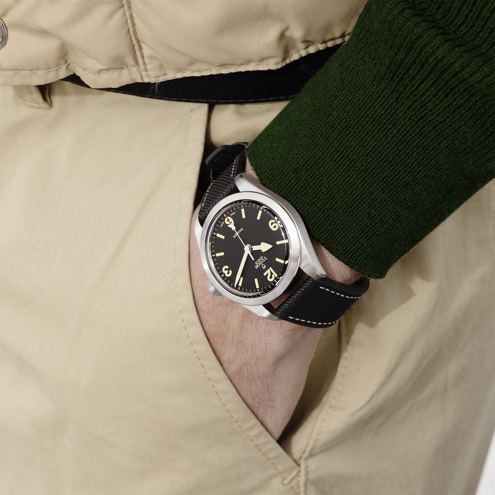 TUDOR Ranger with 39mm Steel Case and Black Dial