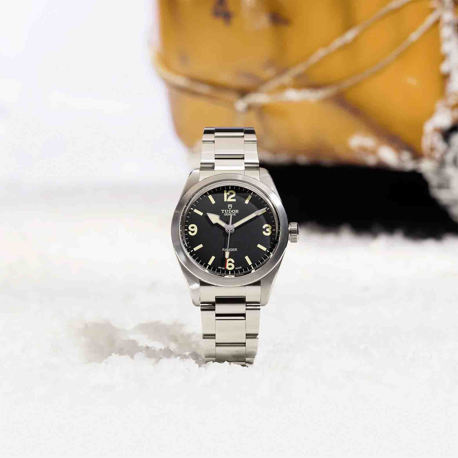 TUDOR Ranger with 39mm Steel Case and Black Dial