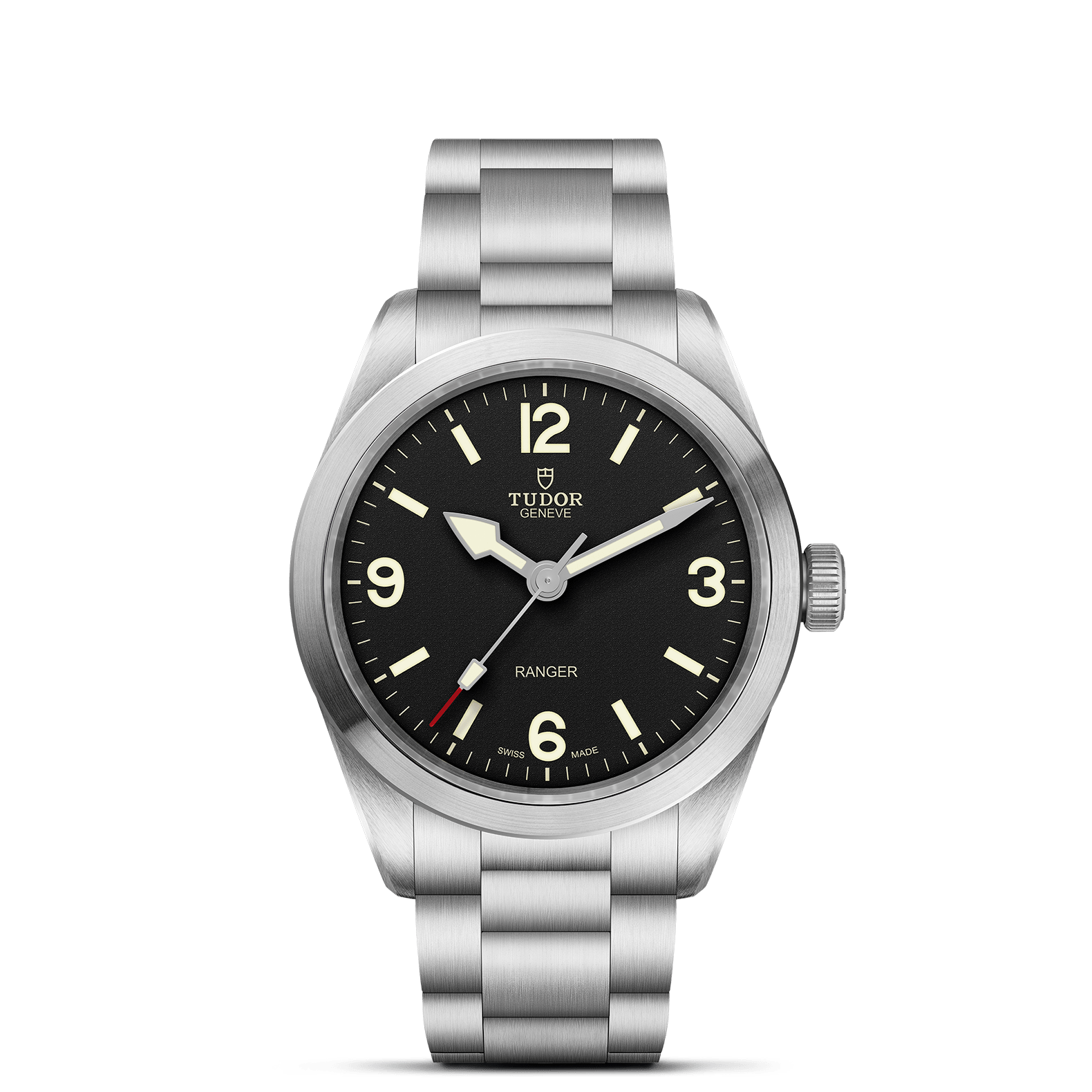 TUDOR Ranger with 39mm Steel Case and Black Dial