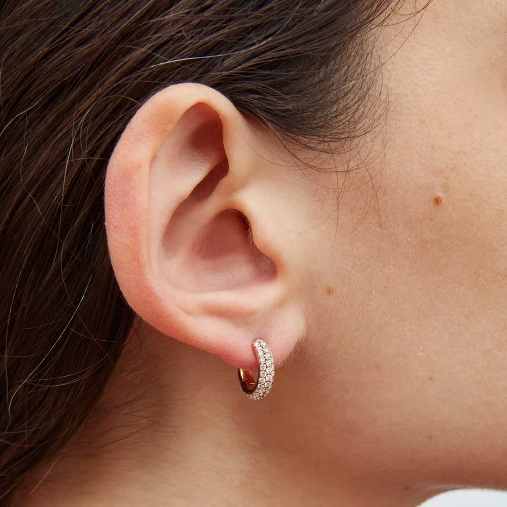 Spinelli Kilcollin Macrohoop Pave Earrings