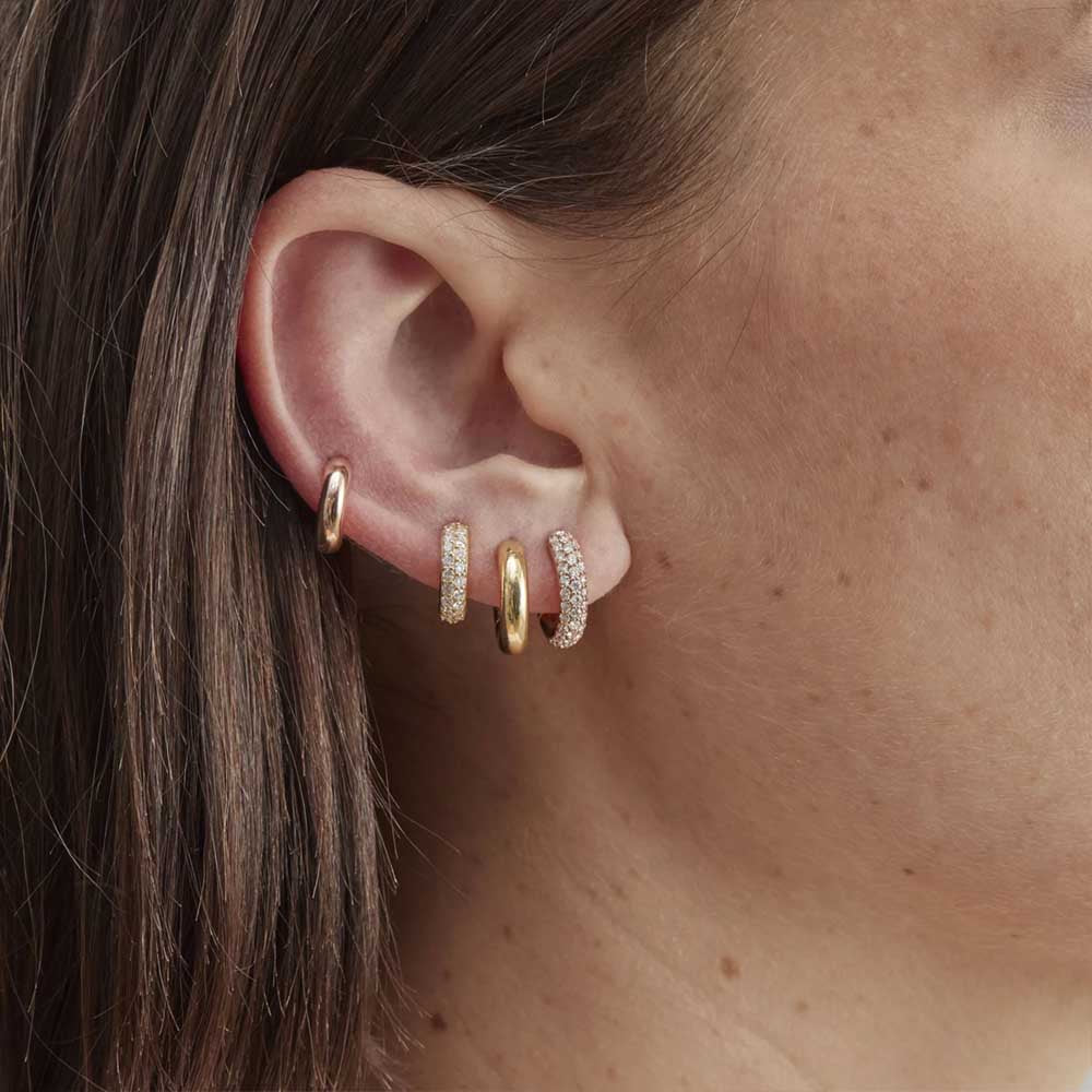 Spinelli Kilcollin Macrohoop Pave Earrings