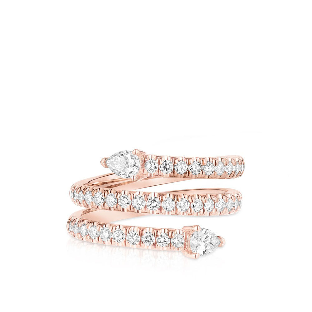 Carbon & Hyde Diamond Mamba Ring