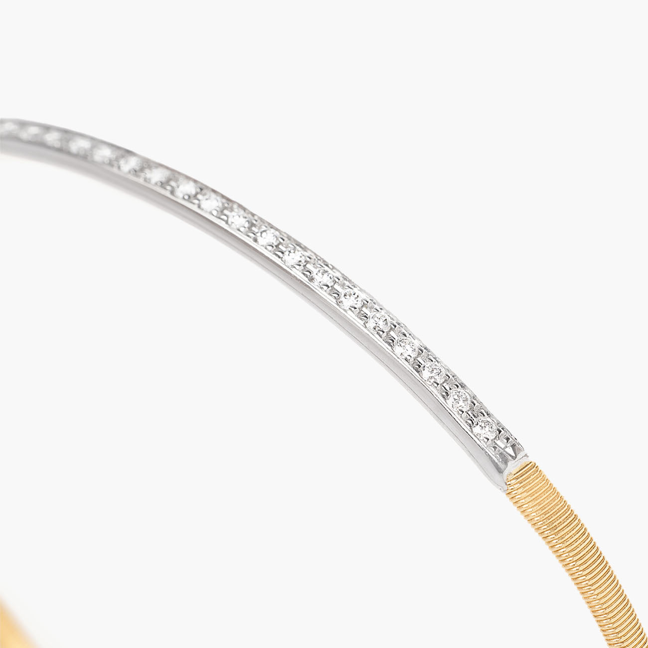 Marco Bicego Marrakech Twisted Diamond Bangle