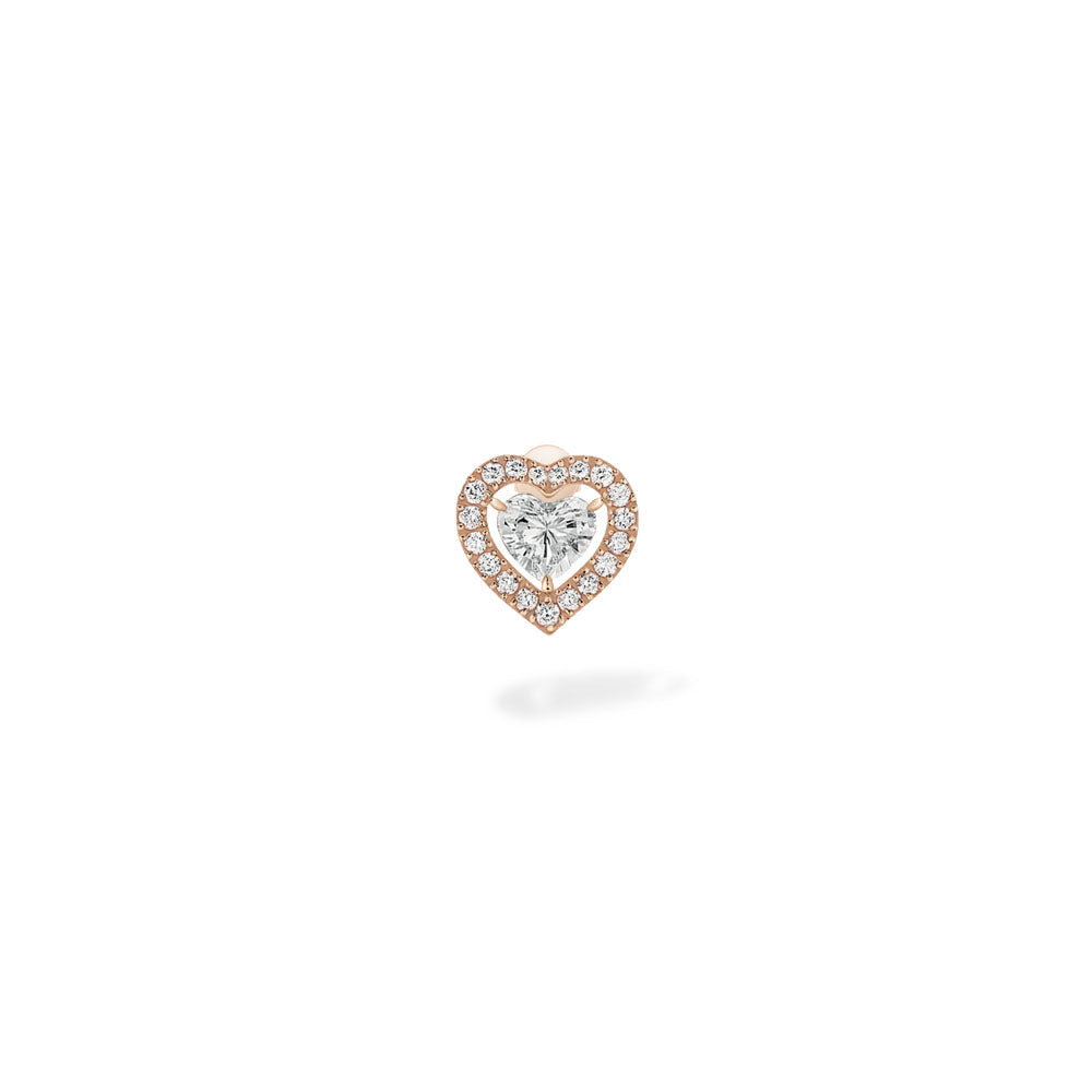 Messika Joy Coeur Diamond Heart Single Stud Earring