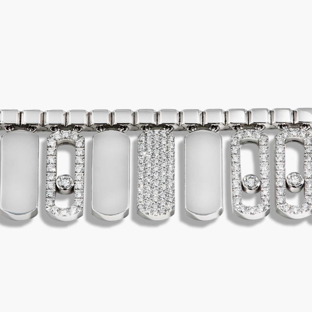 Messika Imperial Move Diamond Choker Necklace in 18K White Gold