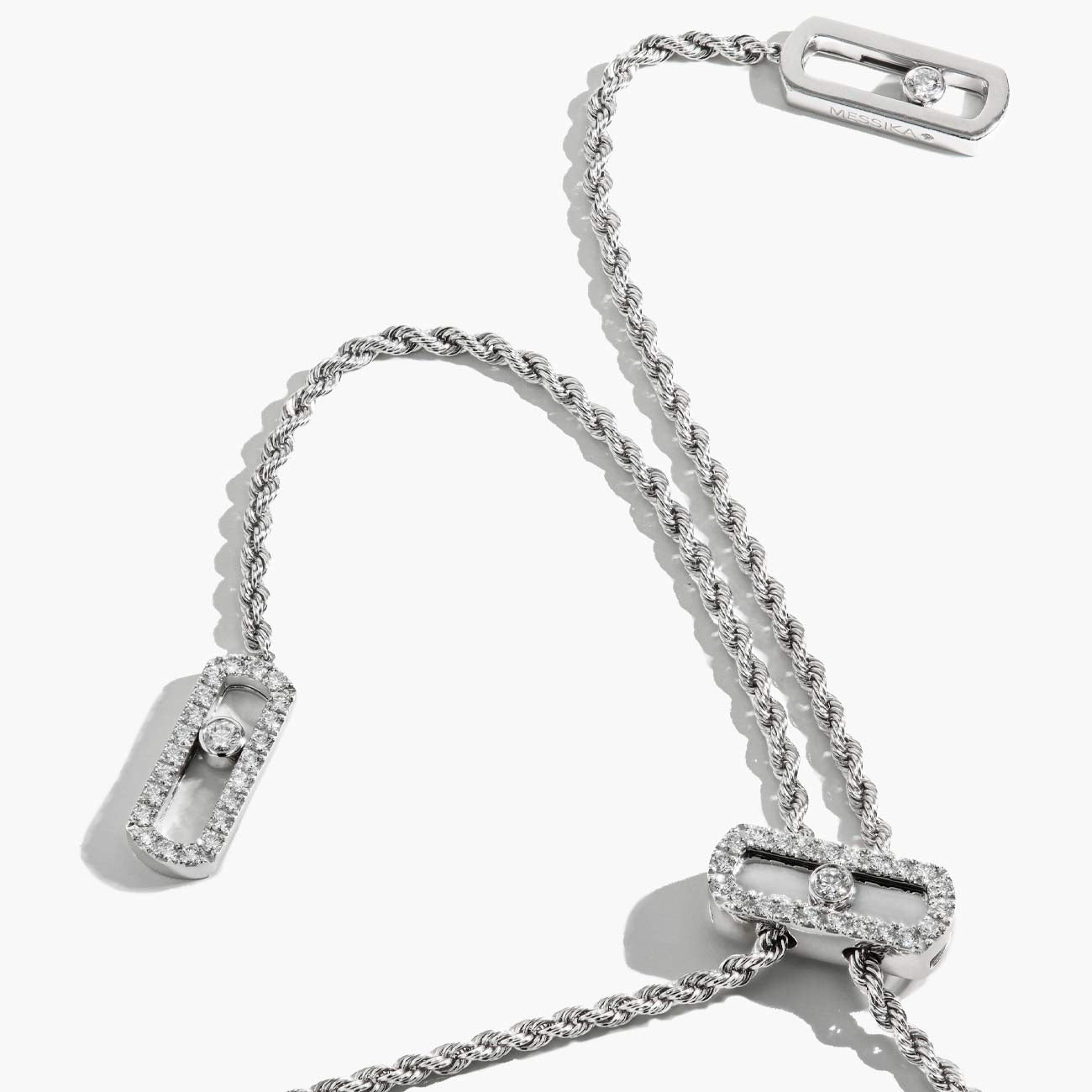 Messika Imperial Move Diamond Choker Necklace in 18K White Gold