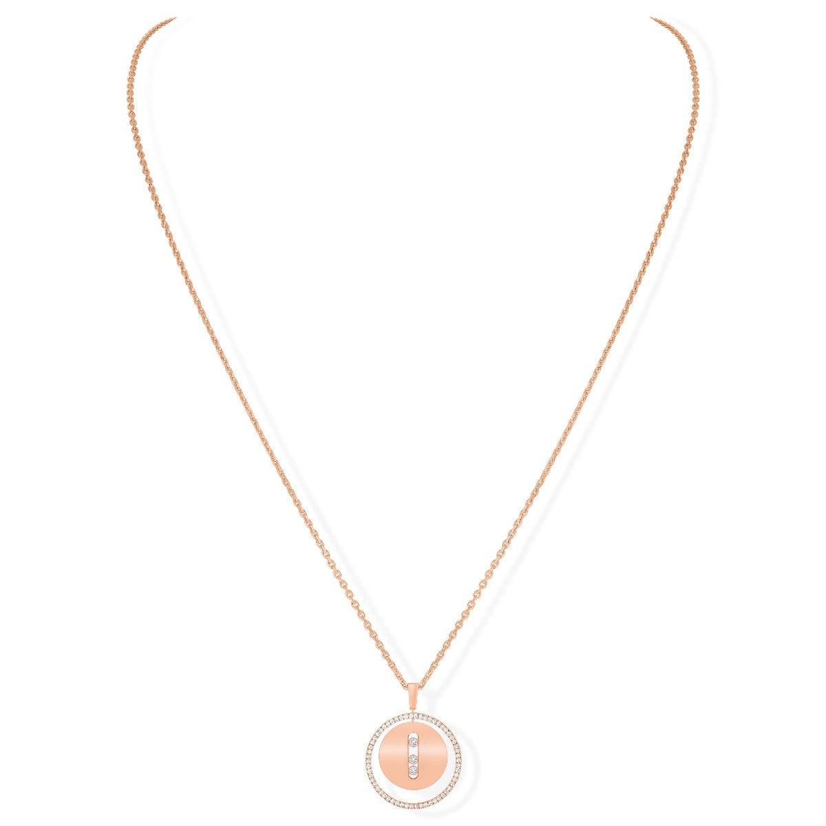 Messika Lucky Move MM Diamond Circle Necklace