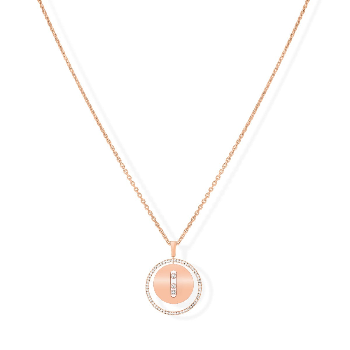 Messika Lucky Move MM Diamond Circle Necklace