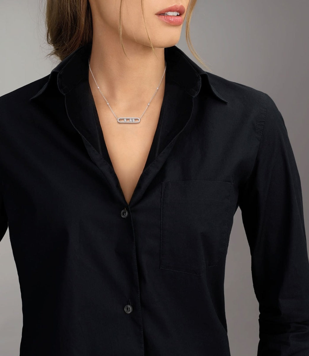 Messika Move Pavé Diamond Necklace