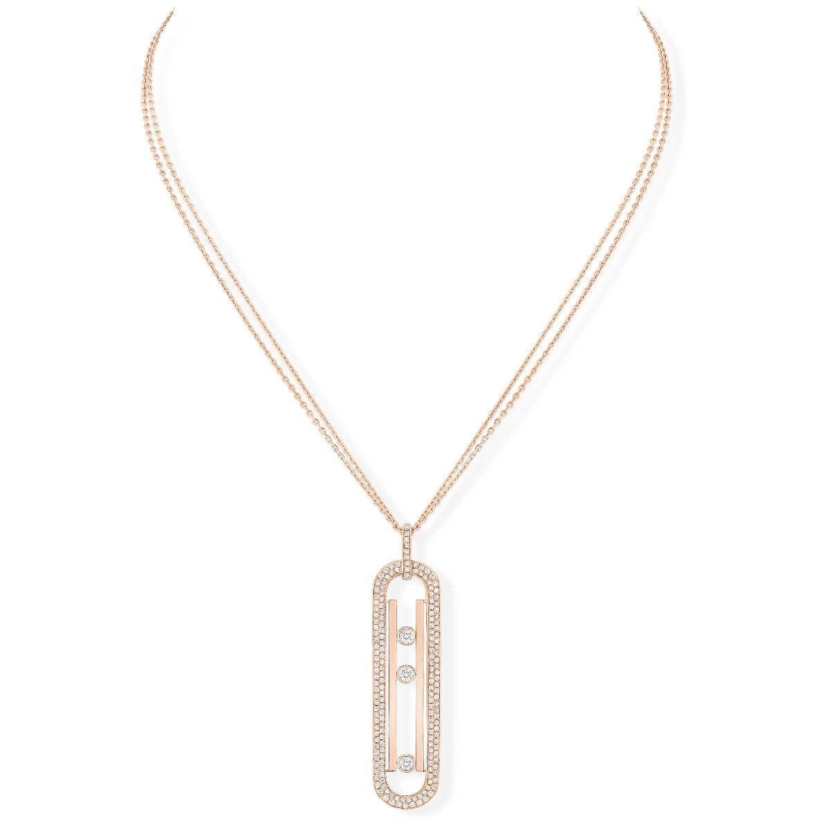 Messika Move Pavé Diamond Drop Necklace