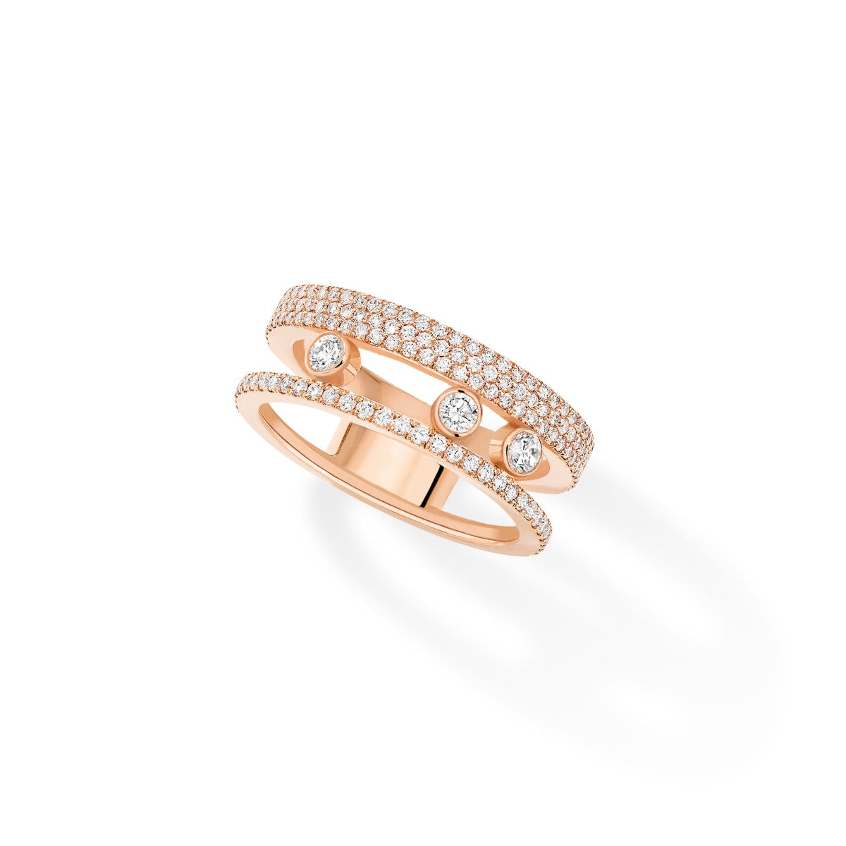 Messika Move Romane Pavé Diamond Band Ring