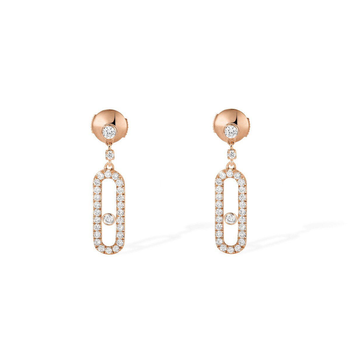Messika Move Uno Pavé Diamond Drop Earrings