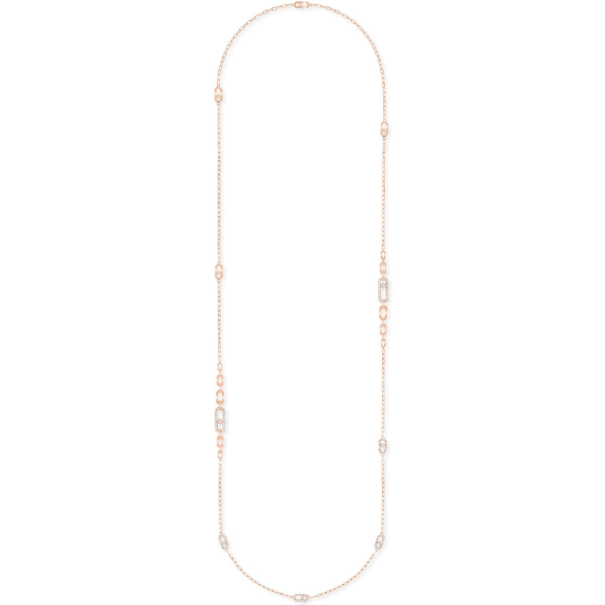 Messika Move Uno Diamond Station Necklace