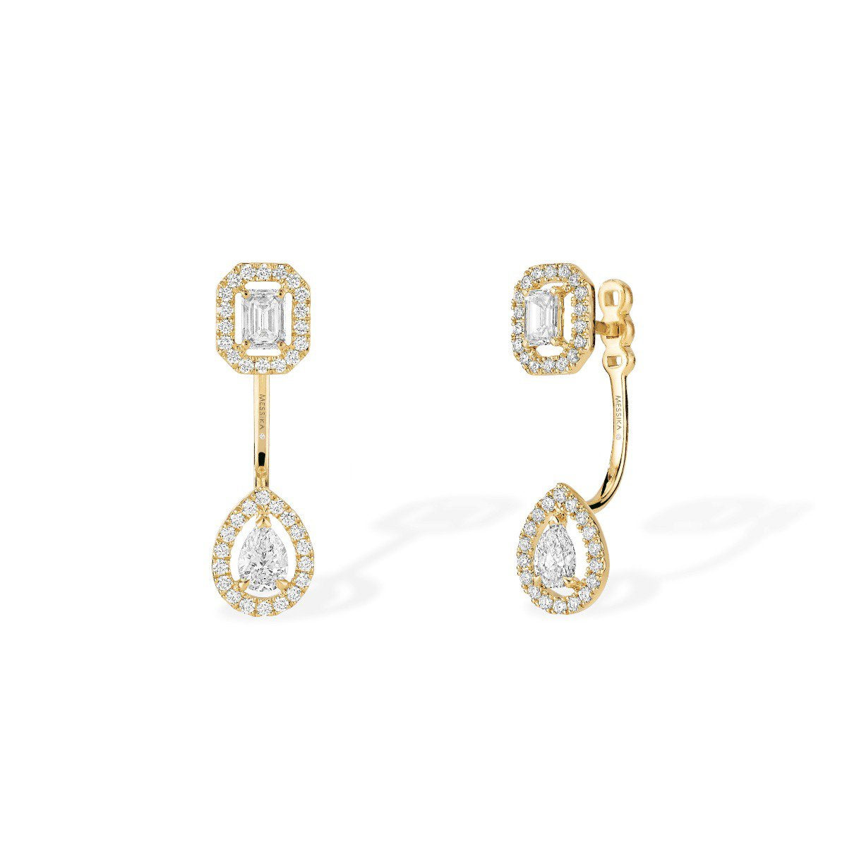 Messika My Twin Toi & Moi Diamond Drop Earrings