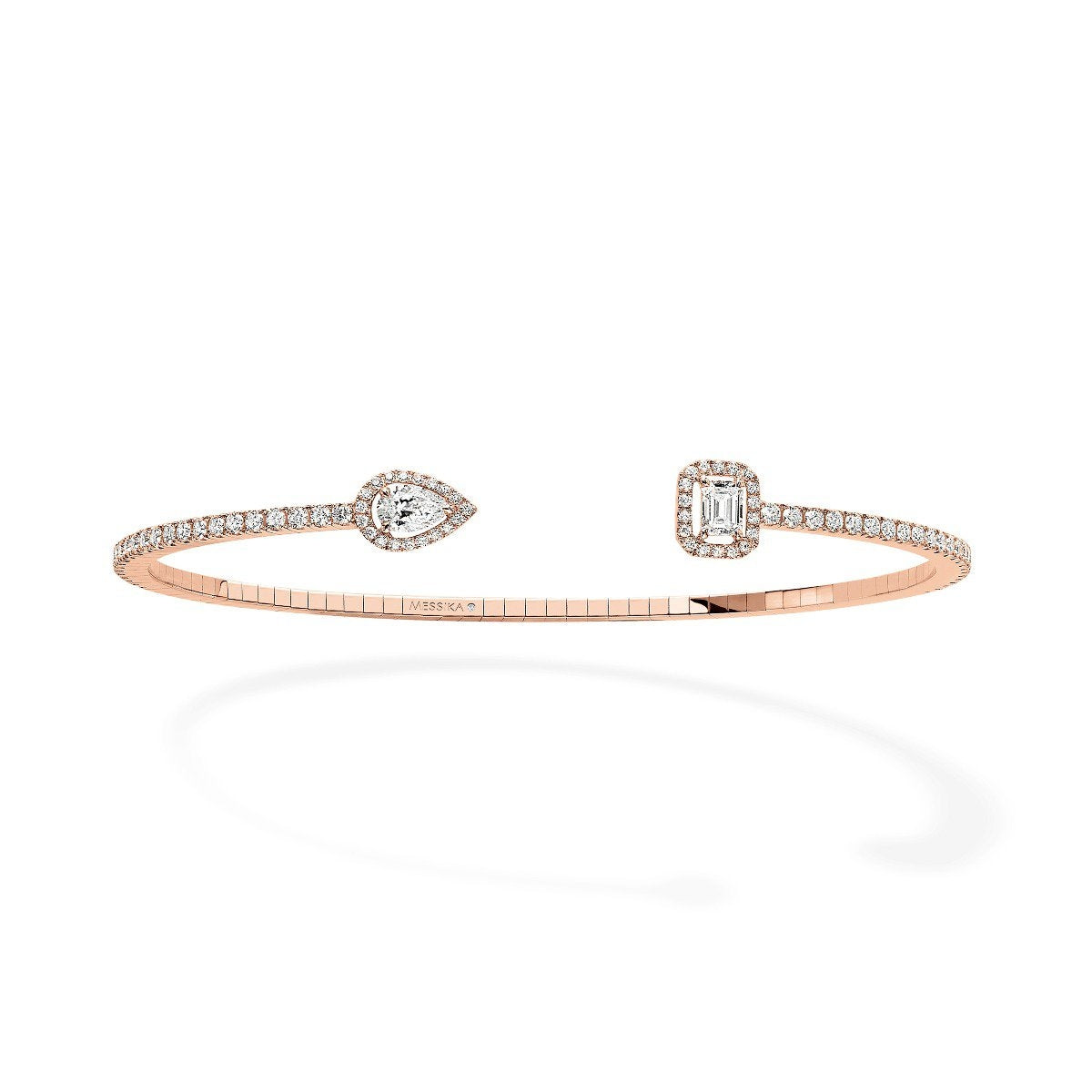 Messika My Twin Toi & Moi Thin Pavé Diamond Cuff