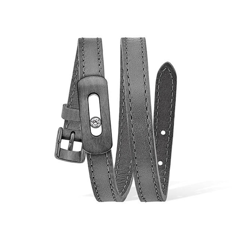 Messika My Move Graphite Titanium Motif Bracelet