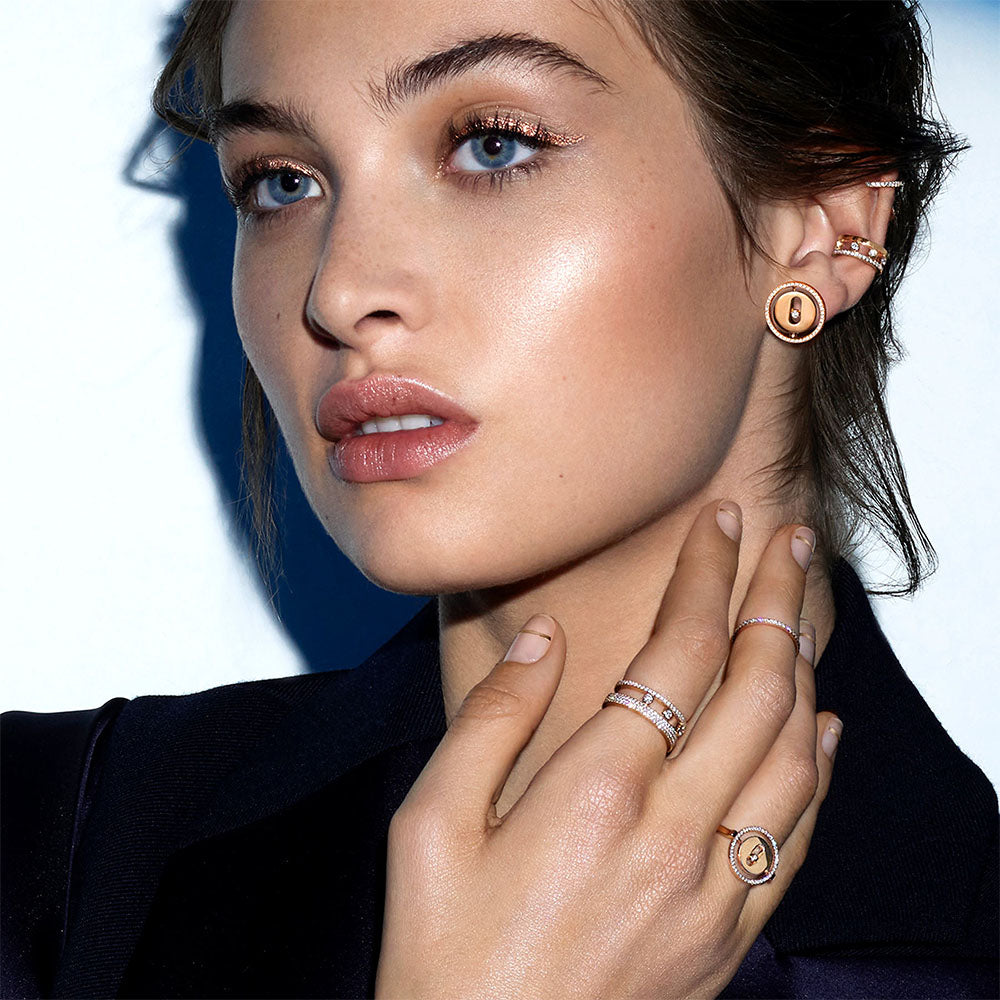 Messika Lucky Move Move Diamond Stud Earrings