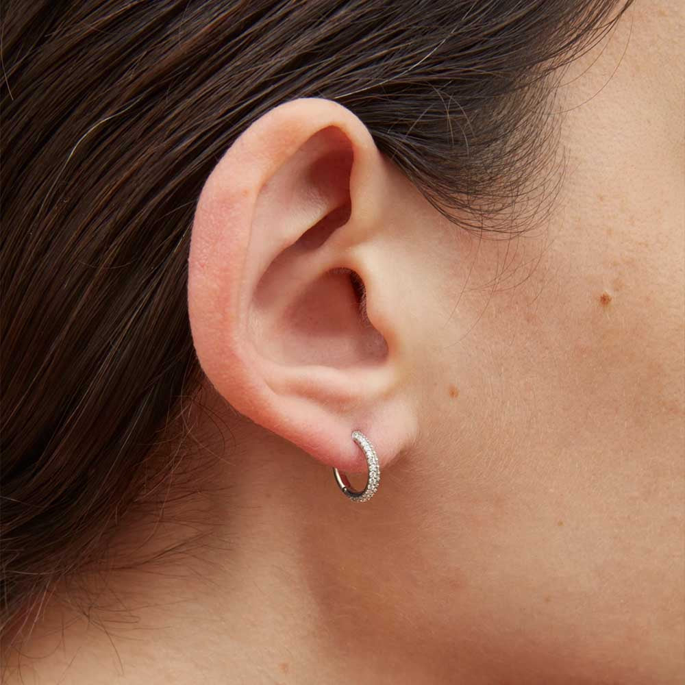 Spinelli Kilcollin Diamond Pave Microhoop