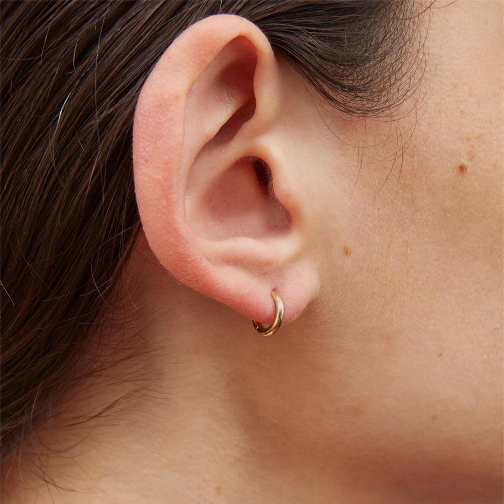 Spinelli Kilcollin Mini Microhoop Gold Hoop Earrings