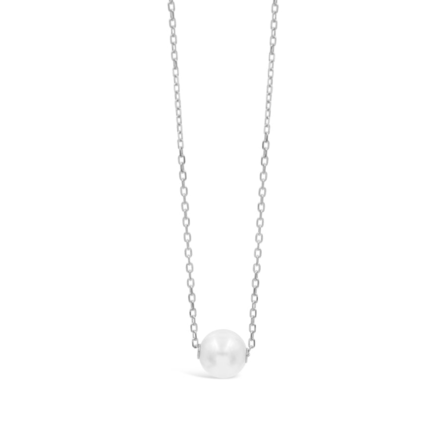 Mikimoto 8mm White Gold Pearl Pendant Necklace
