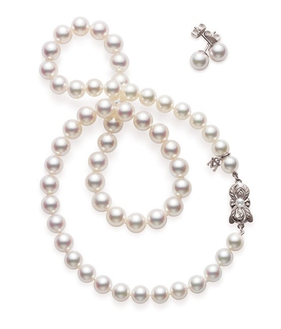 Mikimoto 8mm Akoya Pearl Two-Piece Gift Set