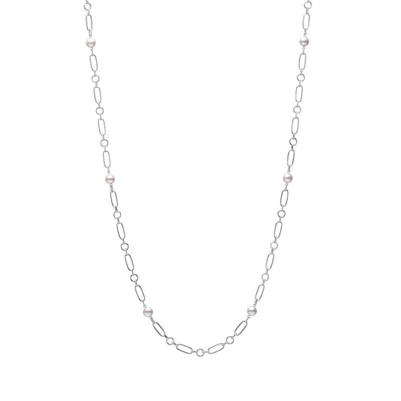 Mikmoto M Collection White Gold Akoya Pearl Necklace