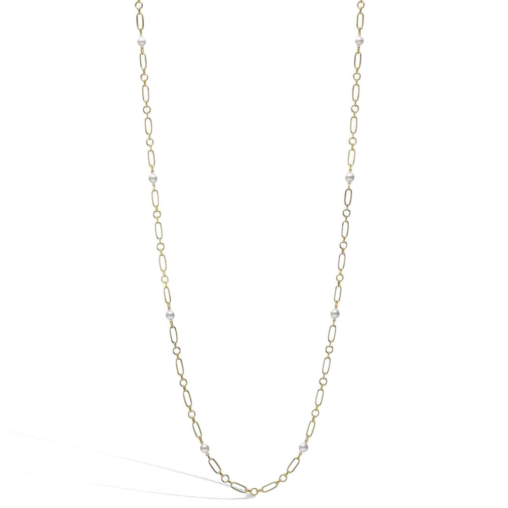 Mikimoto 6.5mm A+ Akoya Pearl Station Necklace 32.5