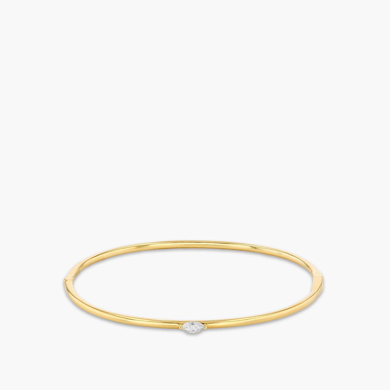 .20 Carat Marquise Diamond Hinged Bangle
