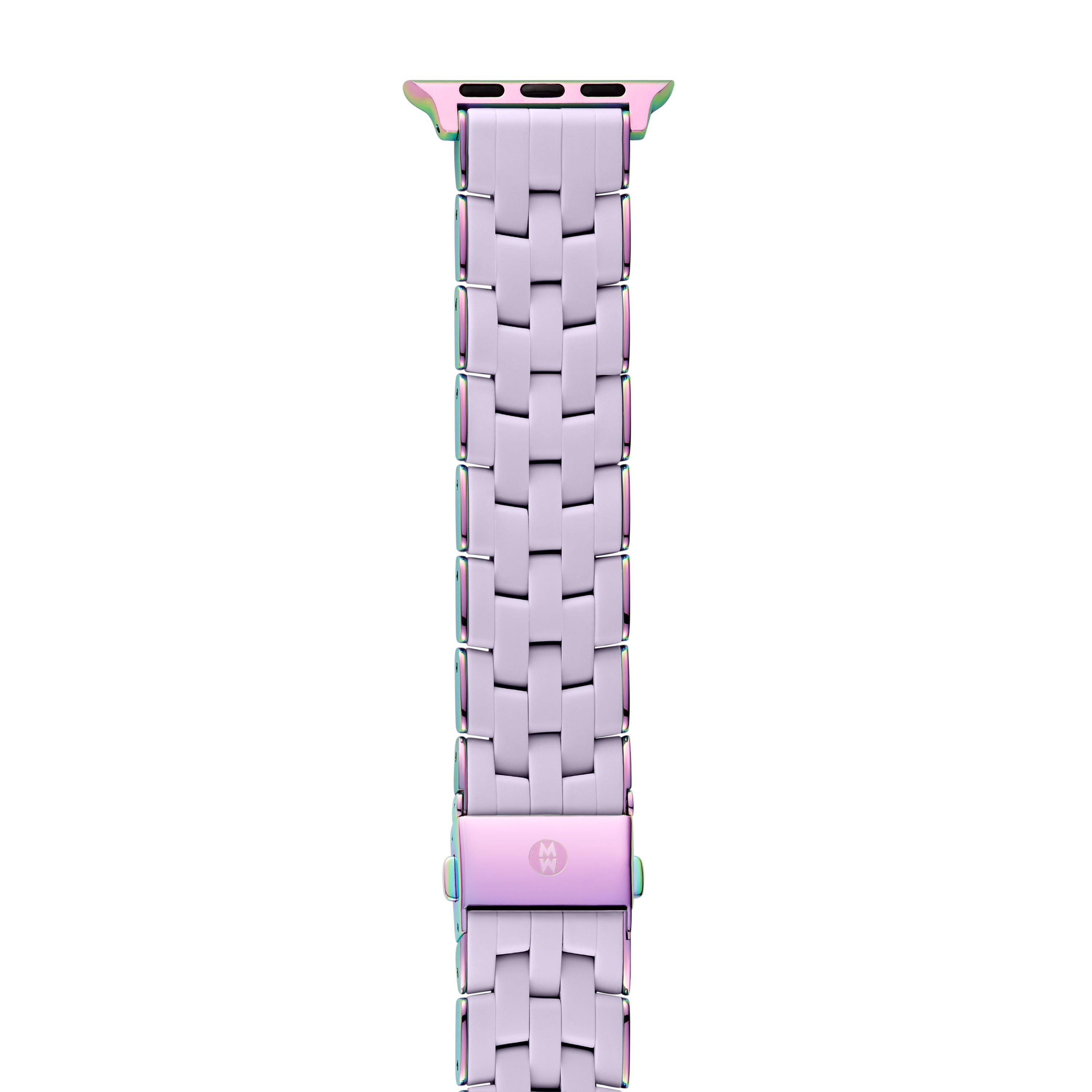Michele Apple Watch Silicone Ombre Lavender Bracelet