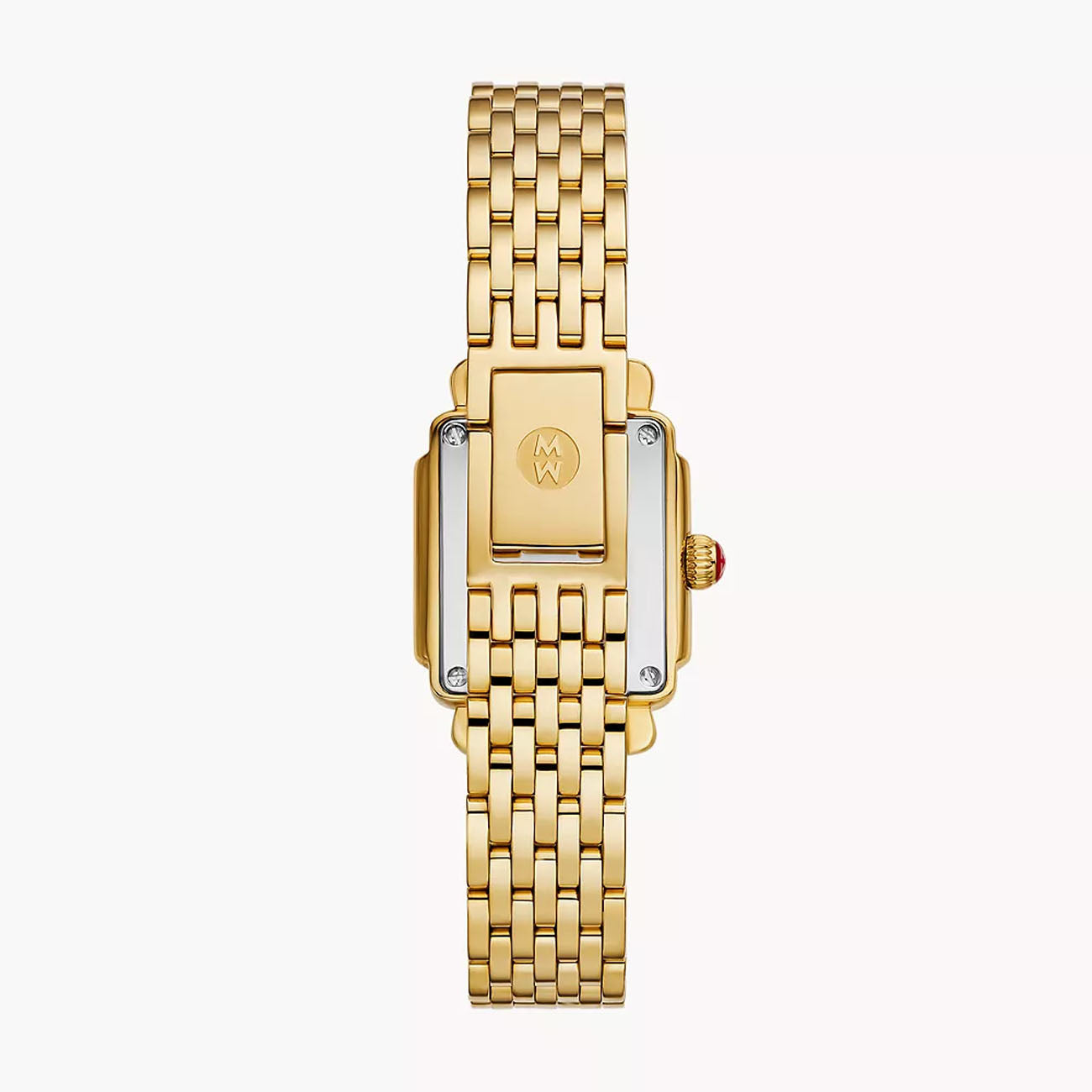 Michele Watch Deco Madison Mini Diamond in Yellow