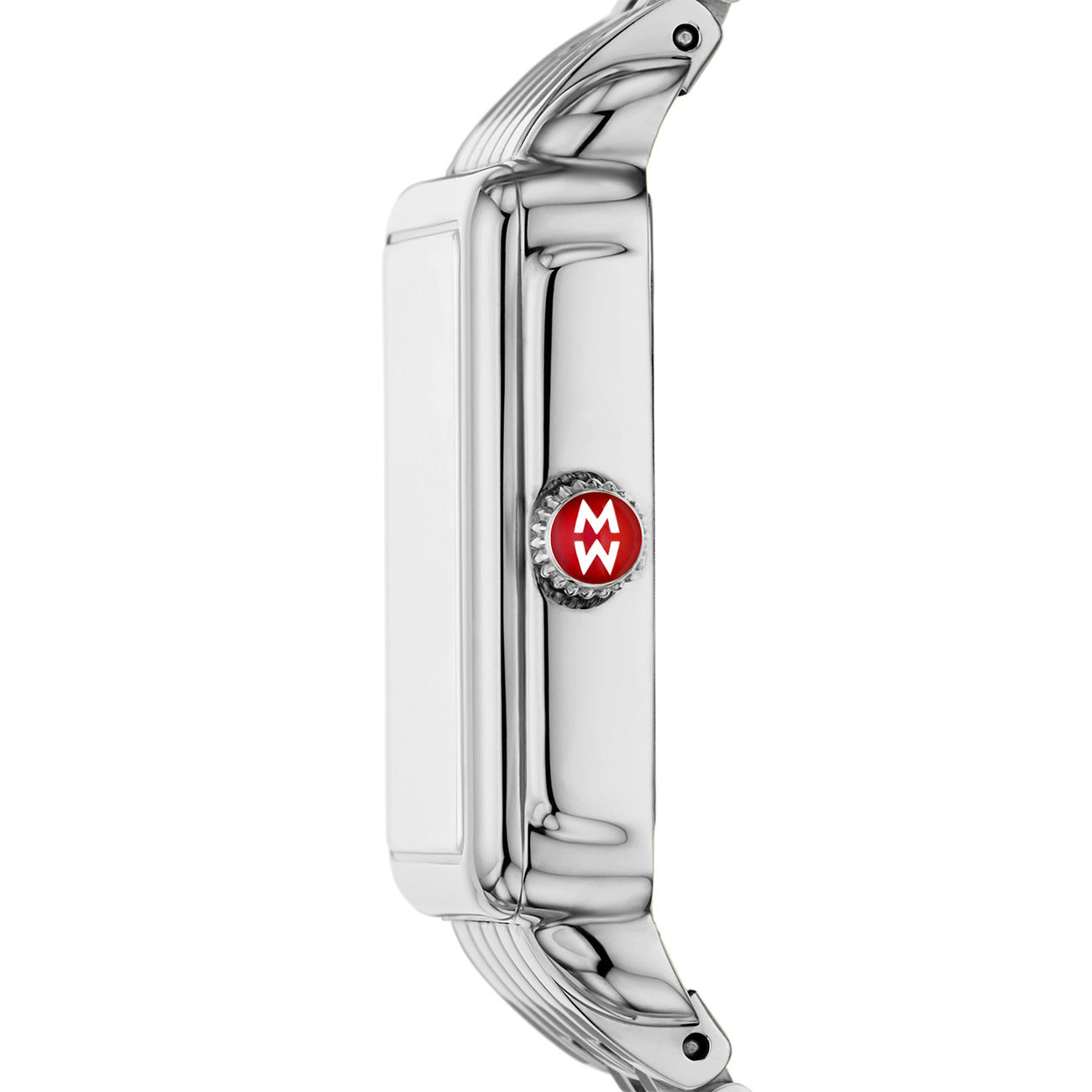 Michele Deco Park Stainless Steel Mother-of-Pearl Dial Watch